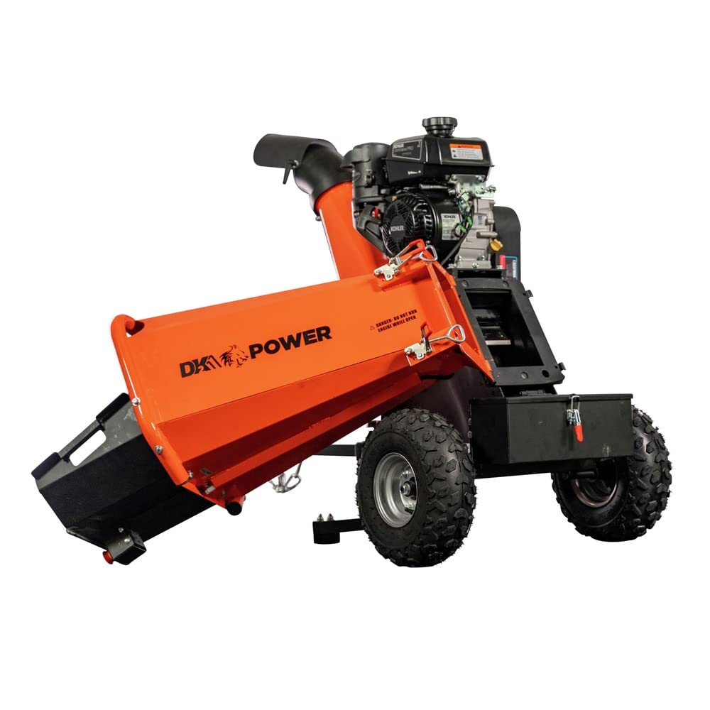 【tktk②】④H25.5+⑤H25.5+⑧H19+ 45.5×33×28 Detail K2 5-inch Kinetic Drum Wood Chipper with 9.5HP Engine